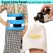 Castor Oil Pack Wrap - Reusable Organic Cotton Flannel for Liver Detox & Inflammation Relief | Revolutionary Upgrade - Buy Online on GoSupps.com