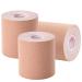Gstream 3 Pack Kinesiology Tape Water Resistant Muscle Support Adhesive Sport Tape for Pain Relief Latex Free Cotton Elastic Athletic Tape for Joints Knee Ankle Shoulder Wrist - Tan 3in 5.5yd