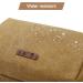 BAGSMART Men's Travel Toiletry Bag Organizer - Water-Resistant Dopp Kit for Shaving & Toiletries - Khaki Canvas - Medium - Buy Online on GoSupps.com