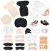 21 Pairs High Heel Cushions Pad Reusable Heel Insert for Women and Men Super Comfort Ball of Foot Cushions