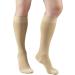 Truform 15-20 mmHg Knee High Compression Stockings for Men & Women - Closed Toe Beige Large - Comfort & Support - Buy Online on GoSupps.com