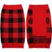 Katzinst Christmas Dog Sweater for Small Dogs | Fleece Styles for French Bulldogs Dachshunds Chihuahuas & Yorkshire Terriers | Red & Black - Buy Online on GoSupps.com