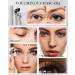 Washable Metal Rod Mascara Black Waterproof Tubing Mascara Volume and Length 3D Skinny Curling Iron Wand Mascara Long Lasting Smudge-Proof Non Clumping Lengthening Fiber Lash Mascara Makeup for Women - Buy Online on GoSupps.com
