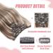 Vlasy Clip in Hair Extensions Human Hair 14 Inch (70 g) P16/60# - Seamless & Natural Thick Weft for Women - Buy Online on GoSupps.com