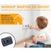 DOMUS Socket Safety Locks - 20 Pack for Babies & Children | Secure Socket Protectors with 2 Keys (Black) - Buy Online on GoSupps.com