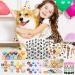 122PC Dog Party Gifts | Birthday Party Accessories for Dogs | Gift Bags DIY Facial Stickers Keychains & Stickers for Kids - Buy Online on GoSupps.com