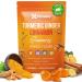 Premium 120 Turmeric Ginger Cinnamon Gummies Added Cinnamon Joint & Immune Support Vegan Gummies with Vitamin E B12 Magnesium Black Pepper Extract & Vitamin D3 Orange Fruit Flavor Turmeric Ginger Cinnamon Gummies  - Buy Online on GoSupps.com