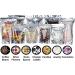 BELLE KR Mylar Bags 6x9 - 100 Pack | 7.5mil Thickness, Self-Standing Ziplock Bags for Food Storage | Resealable, Clear Packaging Bags with Label Stickers - Buy Online on GoSupps.com