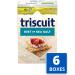 Triscuit Hint of Sea Salt Whole Grain Wheat Crackers 8.5 oz (Pack of 6) - Lightly Salted Snack Option - Buy Online on GoSupps.com