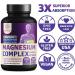 N1N Premium 3X Absorption Vegan Magnesium Supplement for Sleep, Leg Cramps, Muscle Recovery & Relaxation - Formulated for Women & Men - Non-GMO - 120 Veggie Capsules - Buy Online on GoSupps.com