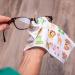 Pack of 2 Microfiber Glasses Cleaning Cloths - Cute Kids Motif 20x20cm - Perfect for Eyewear Care - Buy Online on GoSupps.com