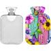 Shop Naanle Rainbow Wood Butterfly Sunflower Hot Water Bottle - 1L Handfoots Heating Bag for Pain Relief & Cold Therapy - International Shipping - Buy Online on GoSupps.com