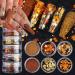Thanksgiving Fall Maple Leaf Nail Art Glitter Flakes Mixed Golden Orange Manicure Fine Glitter Powder Gold Hexagon Glitter Sequins Supplies for Women Manicure Charms Decorations False Nails Crafts