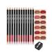 Jutqut Set of 12 lip pencils