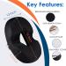 Blue Memory Foam Donut Pillow for Tailbone Pain Relief - Cool Gel Hemorrhoid Cushion for Postpartum, Pregnancy, Men and Women - Buy Online on GoSupps.com