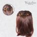French Amie Oblong Handmade 3.5 Celluloid Automatic Hair Clip Barrette - Strong Hold Clip for Girls & Women - Paris Hair Accessories - Made in France (Tokyo Shell) - Buy Online on GoSupps.com