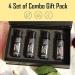 Organic Edible Massage Oil Set for Date Night - Travel Size Pack of 4  Honeymoon Essentials - Non-Sticky Fractionated Coconut Oil - 4.05 Fl Oz - Buy Online on GoSupps.com