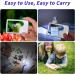 Premium 6X 3X Pocket Magnifying Glass with Light Small Lighted Magnifiers for Kids Seniors Reading Fine Prints Handheld Magnafining Glasses Magnify Glass with Protective Sleeve - Buy Online on GoSupps.com