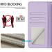 Tivenfezk Nadoli Wallet Cover for Samsung Galaxy A14 4G/5G - RFID Blocking PU Leather Cat Mouse Design Protective with Card Compartment & Clipping Tape - Purple - Buy Online on GoSupps.com