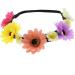 Zac's Alter Ego Pair of Multicolour Sunflower & Daisy Elasticated Hair Garlands - Buy Online on GoSupps.com