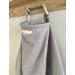Nursing Cover for Baby Breastfeeding & Pumping | Multi Use Car Seat Stroller Cover | Breathable Soft Organic Muslin Cotton | Breast Feeding Apron & Shawl | Pastel Colors by TISU (Light Grey)