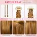 6PCS Baby Braids Clip-In Hair Extensions - 22 Inch Medium Blonde with Pale Highlights - Natural Soft Synthetic Hairpieces for Women - Buy Online on GoSupps.com