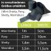 Fleece Horse Bandages with Velcro Fastener | 4-Set with Storage Bag - Pony Black - Buy Online on GoSupps.com