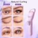 HEBECA Heated Eyelash Curler Professional - Eye Lashes Curler with Innovative Heating Silicone Electric Eyelashes Curler with 600mAh Rechargeable Battery Voilet EC4001 - Buy Online on GoSupps.com