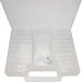 55-Piece Bead Organizer Carrying Case with Removable Compartments, Scoop, and Tweezer - Buy Online on GoSupps.com