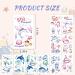60-Piece Under the Sea Mermaid Party Temporary Tattoos for Kids - Ocean Beach Pool Birthday Supplies - Mermaid Shark Dolphin Octopus Fish Fake Tattoo Stickers - Buy Online on GoSupps.com