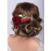 Kercisbeauty Red Rose Burgundy Hair Comb - Bridal Vintage Headpiece for Women & Girls - Buy Online on GoSupps.com