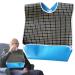 Adult Bibs for Eating | Feeding Bib Reusable with Crumb Catcher Stylish Adult Clothing Protectors for Women and Elderly Adults Senior Citizens Nursing Home Friendly Kumprohu Green