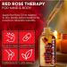 Brookstone Red Rose Multi-Use Essential Oil for Hair Face & Body - Deep Floral Rose Aroma Enriched with Rosehip Castor & Olive Oils (4 fl oz / 118 mL) - Buy Online on GoSupps.com