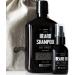 Big Forest Beard Growth Kit - Natural Beard Wash & Oil Set for Men | Organic Facial Hair Care in Mustache Stamped Pouch - Buy Online on GoSupps.com
