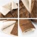Volunboy Toddler Corduroy Sherpa Jacket | Warm Fleece Lined Coat for Baby Boys Girls 18-24 Months - Brown - Buy Online on GoSupps.com