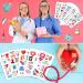 GeRRiT 10Pack Nurse Temporary Tattoos Sticker Medical Nurse Graduation Themed Decorations Future Pharmacist Pharmacy Stickers Temporary Tattoos for Graduation Adults Boys Girls Prizes Carnival - Buy Online on GoSupps.com