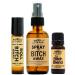 Frankie & Myrrh | The Bitch Kit Trio | Aromatherapy Spray Roll-on and Blend for Irritability | Bergamot Geranium Lavender Frankincense Essential Oils | Natural Perfume