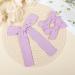 DEEKA Light Purple Cotton Linen Hair Bows 2 Sizes 5"&3.5" Soft Hair Bow set for Toddler Girls Long Ponytail Knot Bows Alligator Clip Hair Accessories for Little School Girls (Light Purple) - Buy Online on GoSupps.com