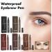 2 PCS Eyebrow Pencil Eyebrow Pen Long Lasting Waterproof Eyebrow Pencil Microblading Eyebrow Pen Eye Brow Pencils for Women Natural Looking Black & Reddish-brown 2 count (Pack of 1) 02 Black & Reddish-brown - Buy Online on GoSupps.com