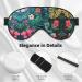 Hojas Tropicales Y Flores Print Double-Sided Eye Mask Soft and Light Blocking for Enhancing Sleep Quality - Buy Online on GoSupps.com