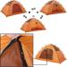 Clostnature Jungle Green Camping Tent - Waterproof 2/4/6 Person Tent for Family, Outdoor, Kids, Scouts - All Weather/Season Easy Up Tent - Buy Online on GoSupps.com
