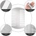 Silver Stainless Steel Wallet Comb Set - Dual Action Hair Styling and Cutting Comb (2 Pieces) - Buy Online on GoSupps.com