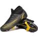 Patomio Eagle Men's Soccer Cleats - 10 Black - Ankle Support - Indoor/Outdoor Competition Training - Buy Online on GoSupps.com