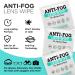 Noble Anti-Fog Lens & Screen Cleaning Wipes - 400 Individually Wrapped Residue-Free Perfect for Glasses Smartphones Cameras & Touchscreens - Buy Online on GoSupps.com