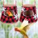 ZYP 2 Pack Winter Bird Nest & Snuggle Cave Hanging Hammock Cage - Cozy Hideaway Sleeping Bed for Parakeet, Cockatiel, Conure, Cockatoo, Macaw - Christmas Special - Buy Online on GoSupps.com