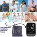 Automatic Digital Blood Pressure Monitor with Adjustable Cuff - Irregular Heartbeat Detector & LED Display - 240 Memory - Black - Buy Online on GoSupps.com