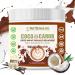 Milk Chocolate Coco Carob Powder - Caffeine Free Carob Powder & Coffee Alternative with Coconut Milk & Creamer for Cognitive & Energy Support - Soy Gluten Dairy & Sugar Free Carob Chocolate