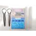 Buy Stainless Steel Tongue Scraper 2-Pack | Tongue Brush for Adults | Optimal Oral Health & Hygiene | Travel Cases Included - Buy Online on GoSupps.com
