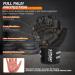 SIMARI Workout Gym Gloves Weight Lifting Gloves with Wrist Wrap Support SBR Pad Grip for Full Palm Protection - Fingerless - black - medium - Buy Online on GoSupps.com