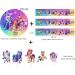 Cardasis My Little Pony Cake Decoration Set | 20cm & 3 Volume Sugar Bands & Paper Figures | Perfect for My Little Pony Theme Parties - Buy Online on GoSupps.com